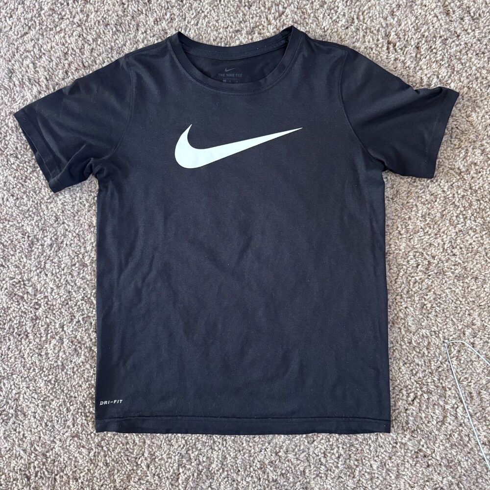 nike boy size large shirt top tee YOUTH black